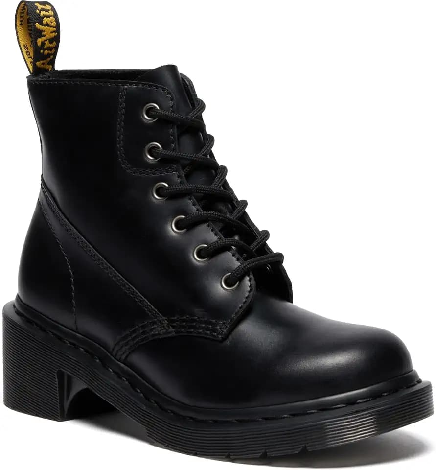Dr. Martens Women's Alderstone Lace Up Leather Heeled Boot