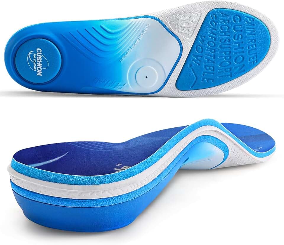 PCSsole Orthopädische Einlagen für Plantarfasziitis, Fersensporn & Plattfüß