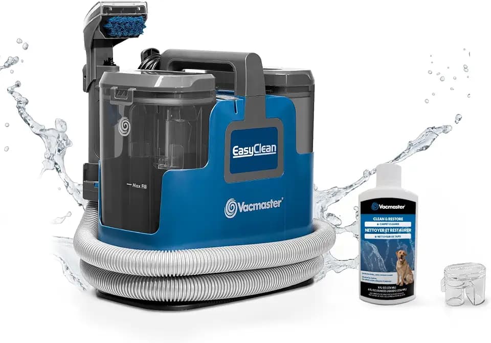 Vacmaster Polsterreiniger Gerät und Nassauger 17Kpa Waschsauger Teppichreiniger Textilreiniger Waschsauger für Teppich sofa Vorleger, Polster, Treppen und Autos