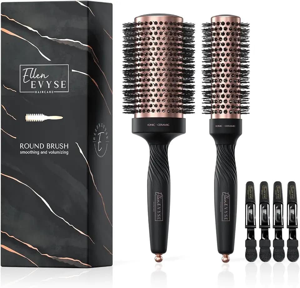 Round Brush for Blow Drying, for Straighten, Volume & Shine