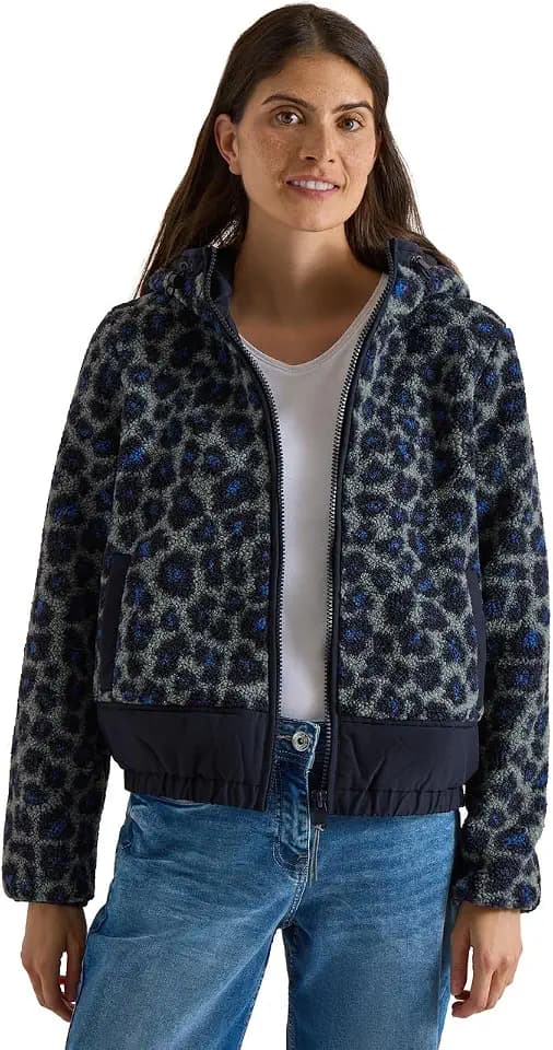 Cecil Damen 2118034 Teddy-Jacke mit Softshell-Details (1er Pack)