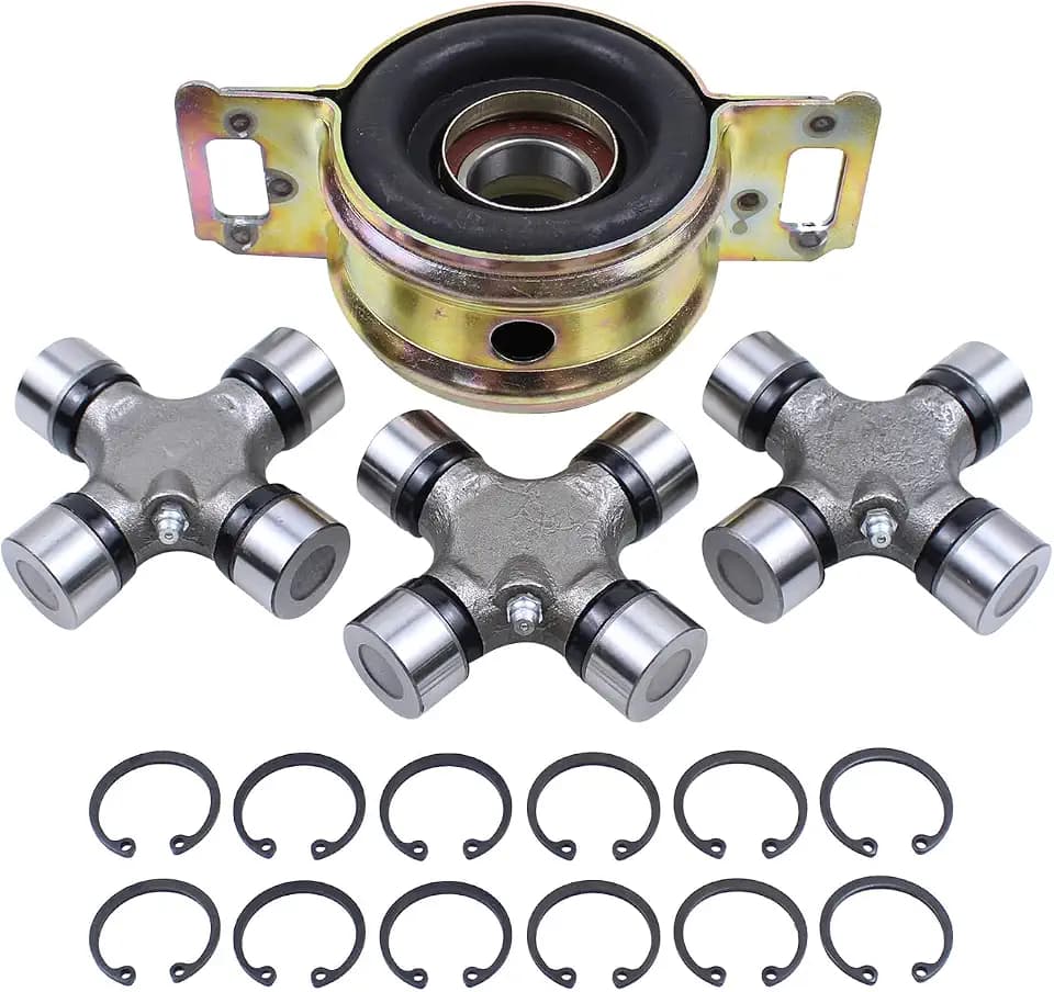 Drive Shaft Center Support Bearing and U-Joints kit for Toyota