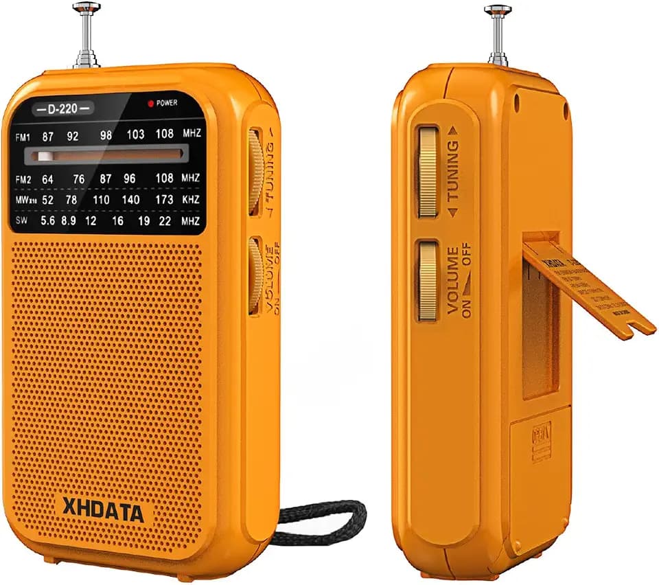 XHDATA D220 Portable Radio AM FM SW Shortwave Receiver Pocket Radio