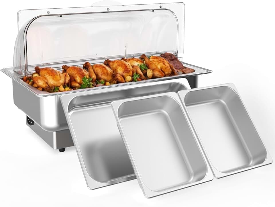 GarveeHome Electric Chafing Dishes Buffet Set