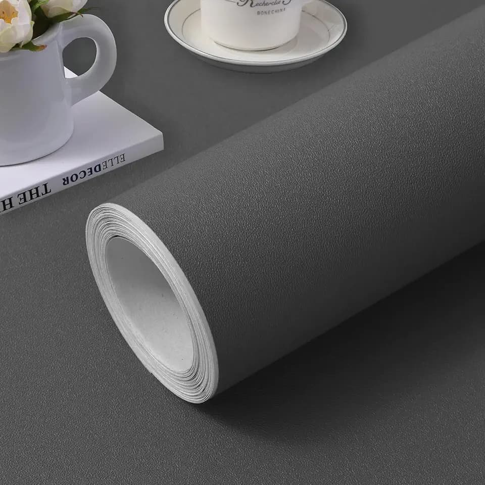 practicalWs (15.7" x 393.7") Grey Wallpaper Self Adhesive Peel and Stick