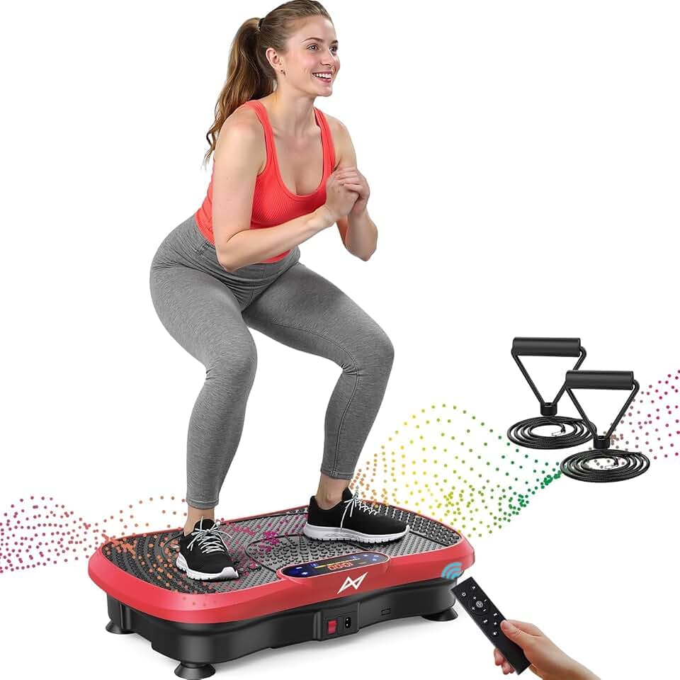 AXV Vibration Plate Exercise Machine Fitness Platform Body Vibrating Board