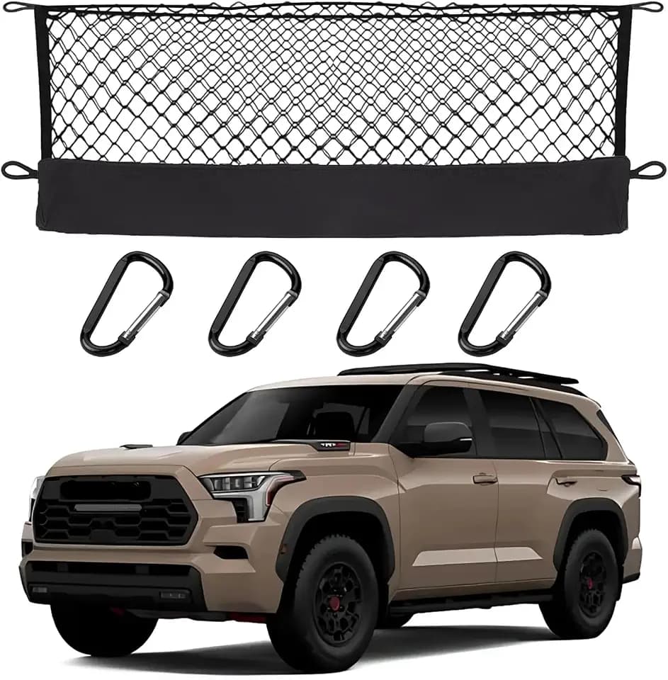 Cargo Net for Toyota Sequoia Trunk Car Rear Tailgate Touring Netting SUV