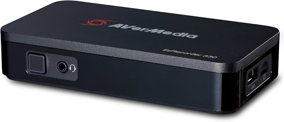 AVerMedia EZRecorder 330, 4K Pass-Through- und 1080p-Aufnahme, HDMI-Recorder, PVR, DVR, Switch, Retro Konsole, Zeitplanaufzeichnung, IR-Blaster, Bearbeiten ohne PC (ER330)