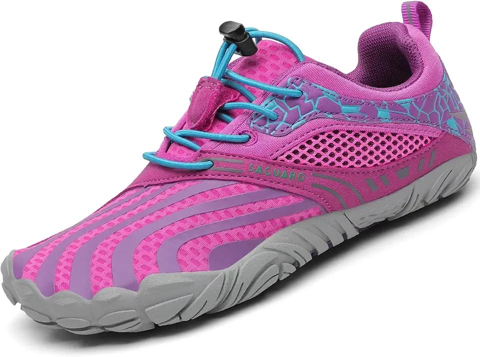 SAGUARO Unisex-Kinder Barfußschuhe Schnell Trocknend Wanderschuhe Leicht Laufschuhe Gr.24-36