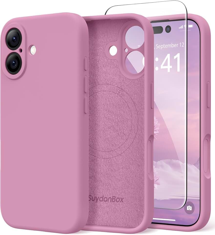 Magnetic for iPhone 17 Case Silicone Blackcurrant