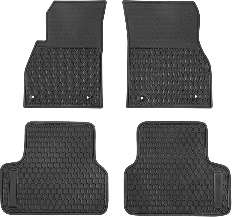 Car Floor Mats Custom Fit for Chevrolet Cruze 2011 2012 2013 2014 2015/2016 Cruze Limited Odorless Washable Rubber Heavy Duty Anti-Slip All Weather Car Floor Liner-Black