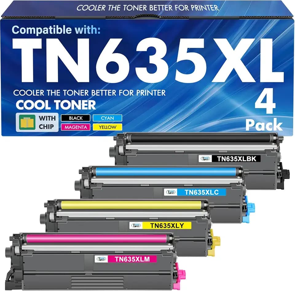 TN635XL TN635 Toner Cartridge Set for Brother MFC-L8930CDW MFC-L8730CDW Ink