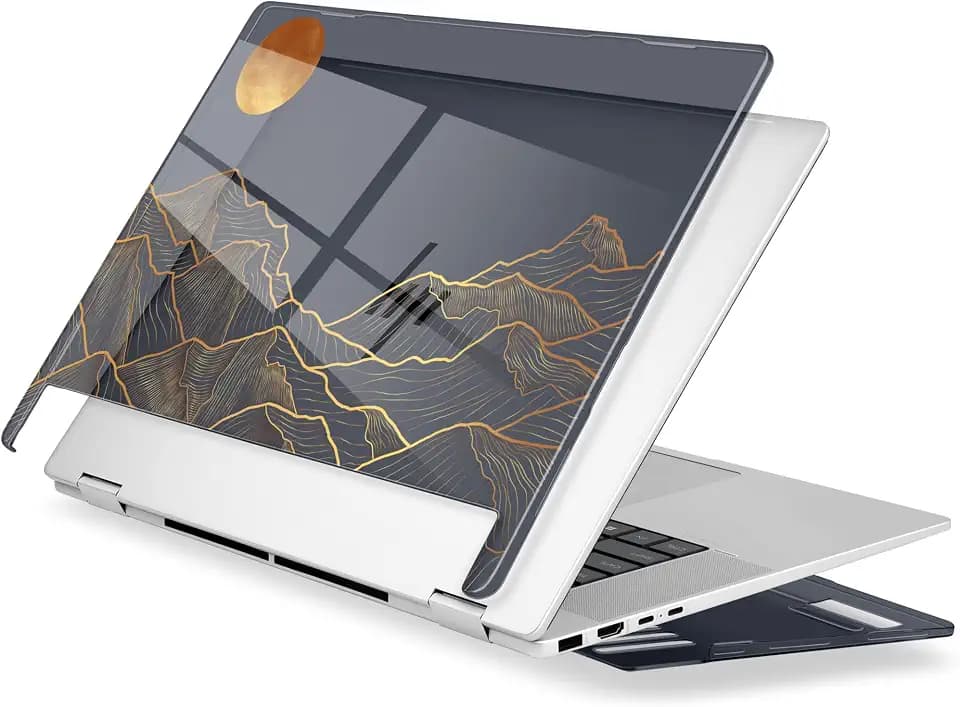 Batianda Case for HP Envy x360 16-inch 2-in-1 Laptop 2024, Mountain Golden
