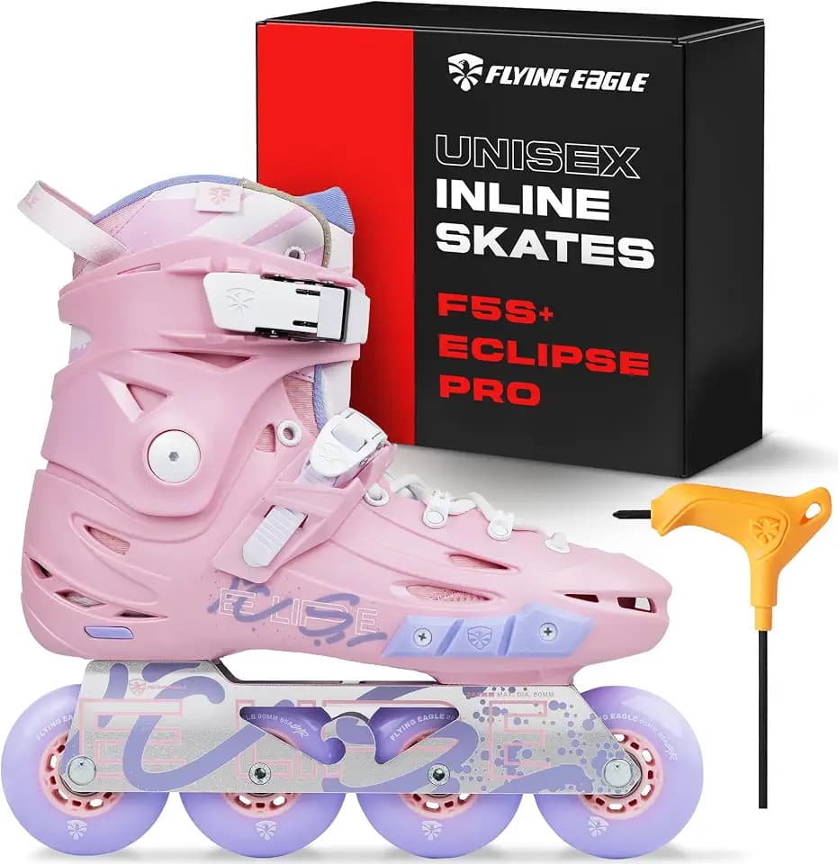 FlyingEagle F5S+ Eclipse Pro Unisex Inline Roller Skates, 11 Size Options