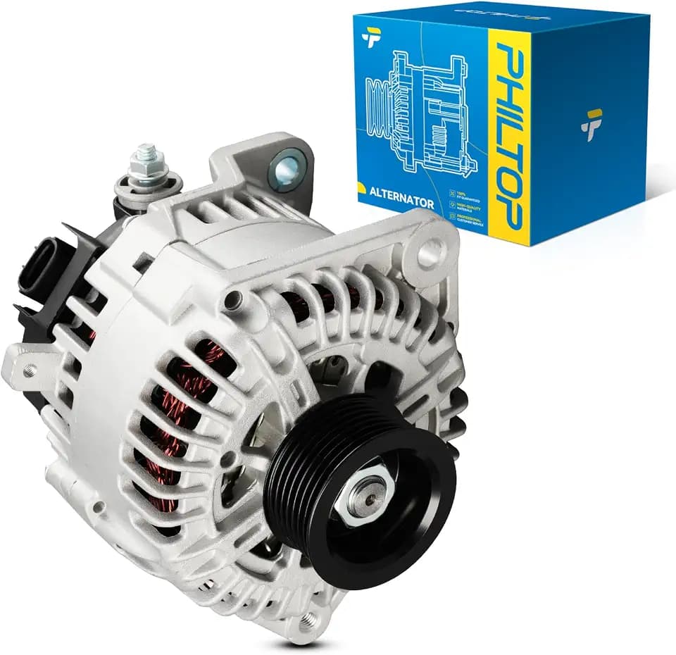 PHILTOP Alternator 11256N 12V 130Amp CW S7 7-Groove Pulley