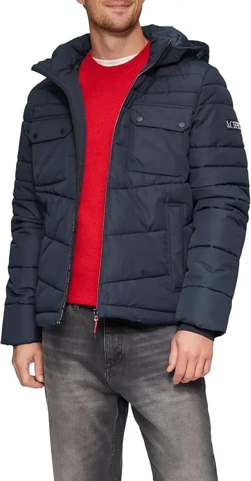 s.Oliver Gesteppte Jacke mit abnehmbarer Kapuze