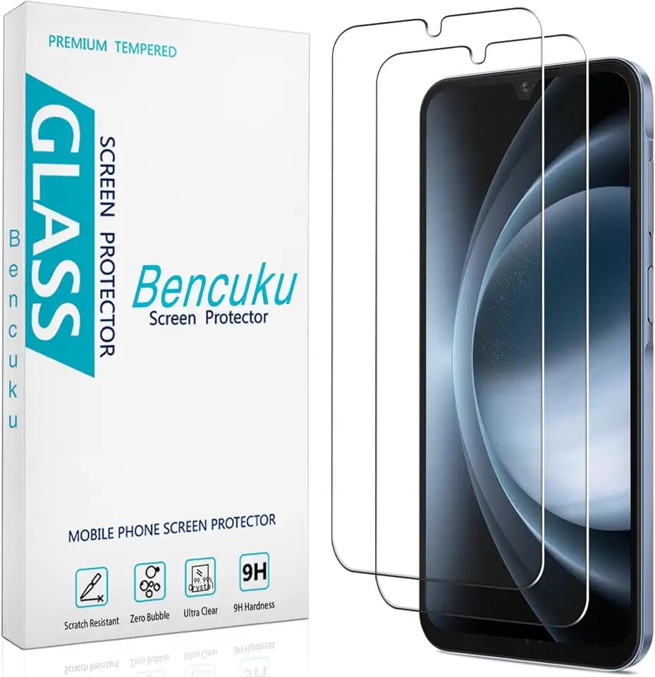 2 Pack Screen Protector for Samsung Galaxy A17 5G Tempered Glass