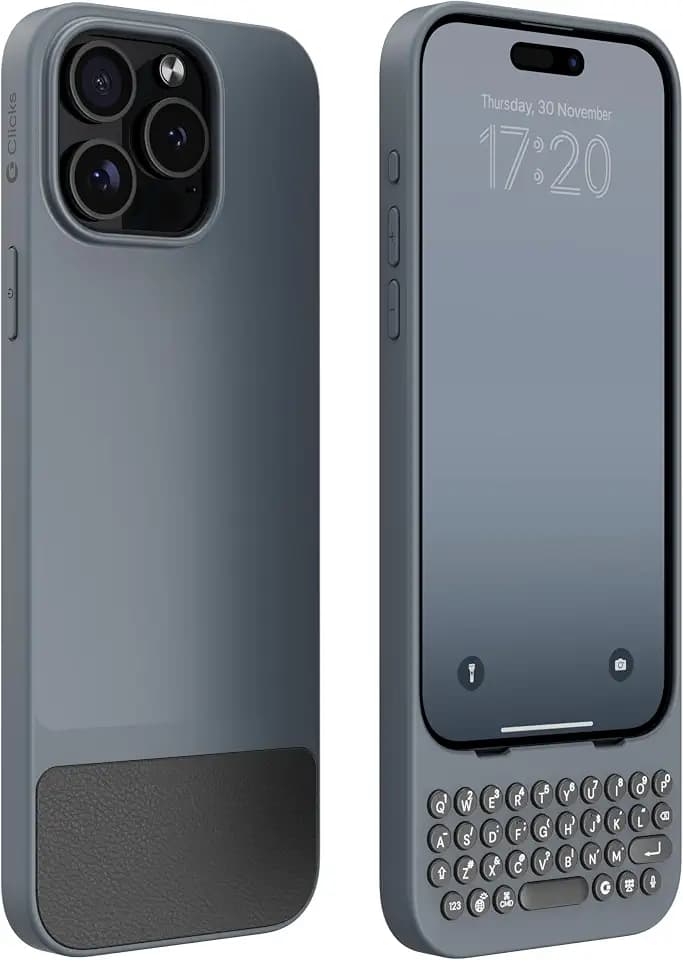 Clicks Keyboard Case for iPhone 15 Pro - London Sky