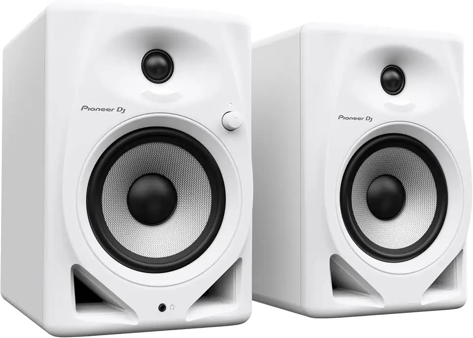 Pioneer DJ DM-50D 5" Desktopmonitorsystem (weiß) DM-50D-W On size
