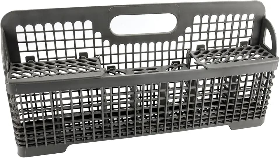 【𝟐𝟎𝟐𝟔 𝐔𝐏𝐆𝐑𝐀𝐃𝐄𝐃】8531233 WP8562043 Dishwasher Silverware Basket(19"x3.4"x9") by puxyblue - Compatible with WhirlPool KitchenAid GE KenMore Dishwasher Utensil Rack Basket - 3 YEARS EXCHANGE