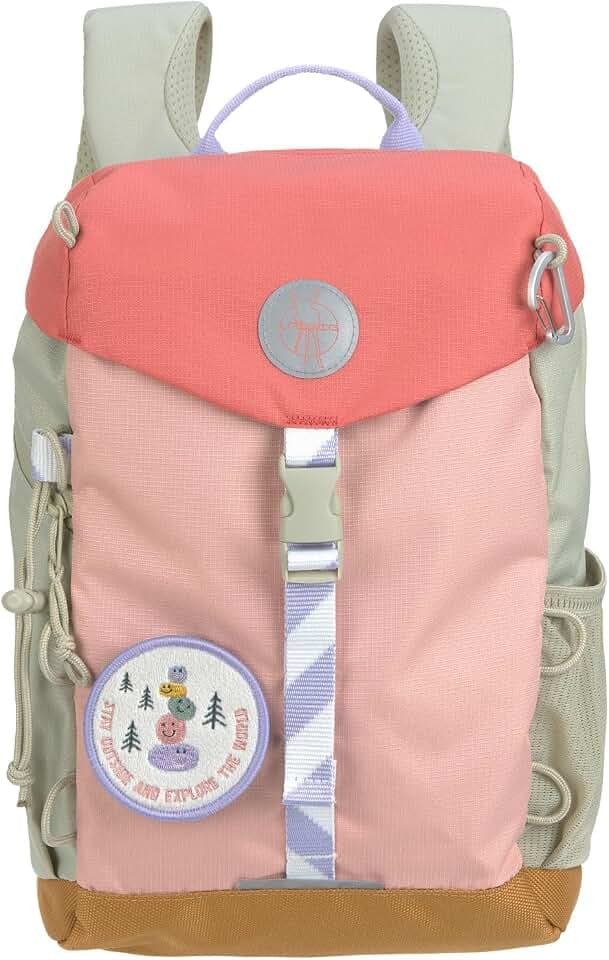 LÄSSIG Kinderrucksack Wanderrucksack Kindergartenrucksack, 9 Liter, ab 3 Jahre, 9 Liter/Mini Outdoor Backpack Sunny Explorer Rose/Pink