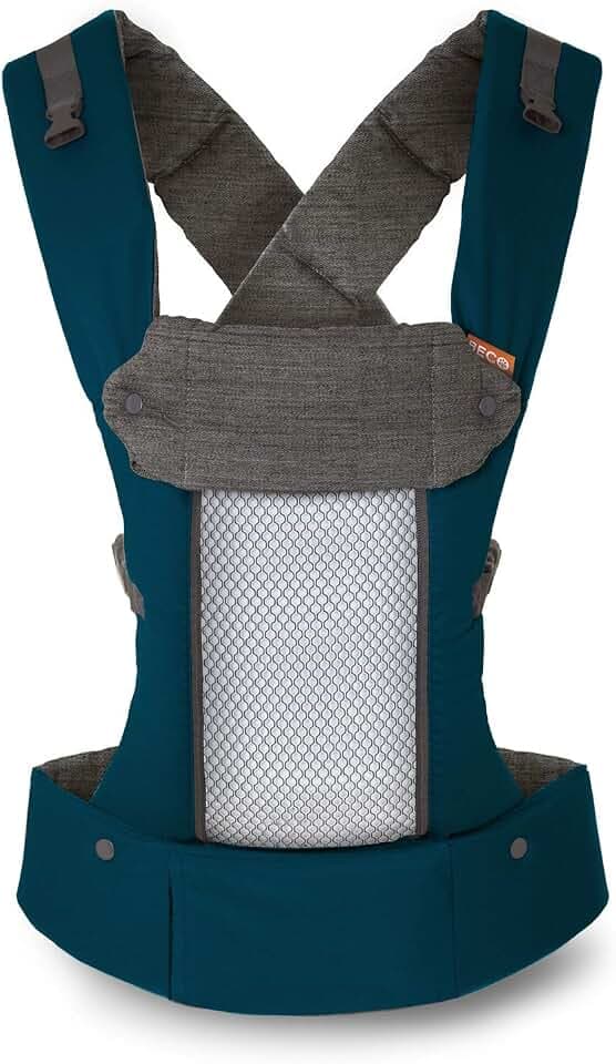 Beco 8 Babytrage Neugeborene bis Kleinkind, Mesh, 3-20 kg, Petrol