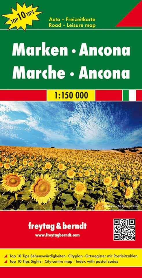 freytag & berndt Straßenkarte Marken - Ancona 1:150.000: Top 10 Tips