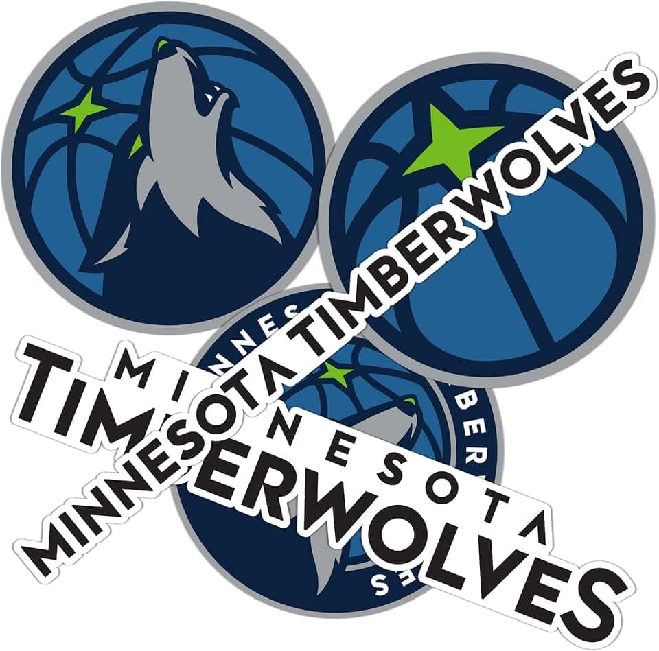 Desert Cactus Minnesota Timberwolves Sticker Decal (T2)