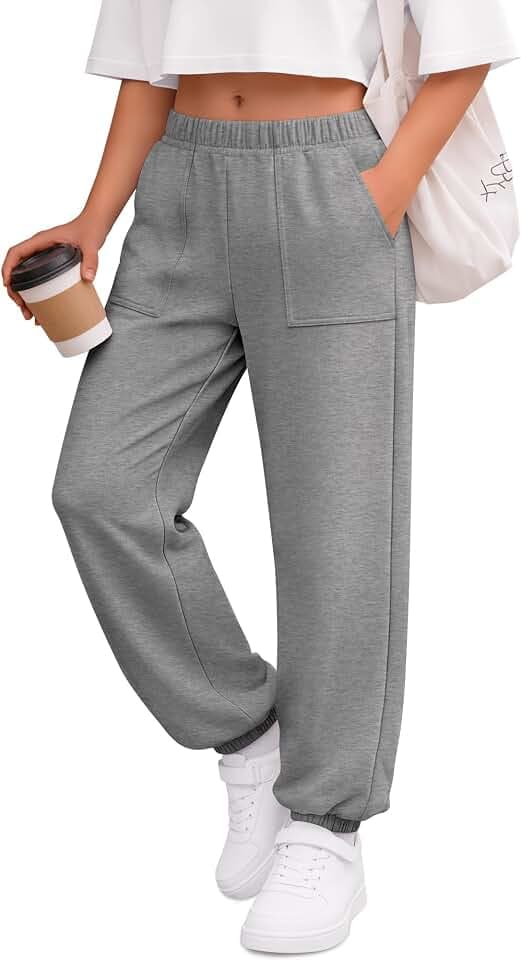 Halfchet Girls Lightweight Jogger Sweatpants with Pockets
