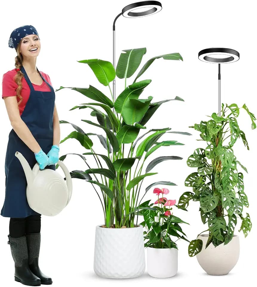 wolezek Grow Lights for Indoor Plants Full Spectrum, 80 LEDs Grow Light