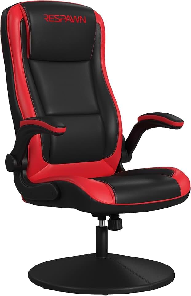 RESPAWN 800 Console Rocker Gaming Chair, Swivel Seat with Lumbar Support