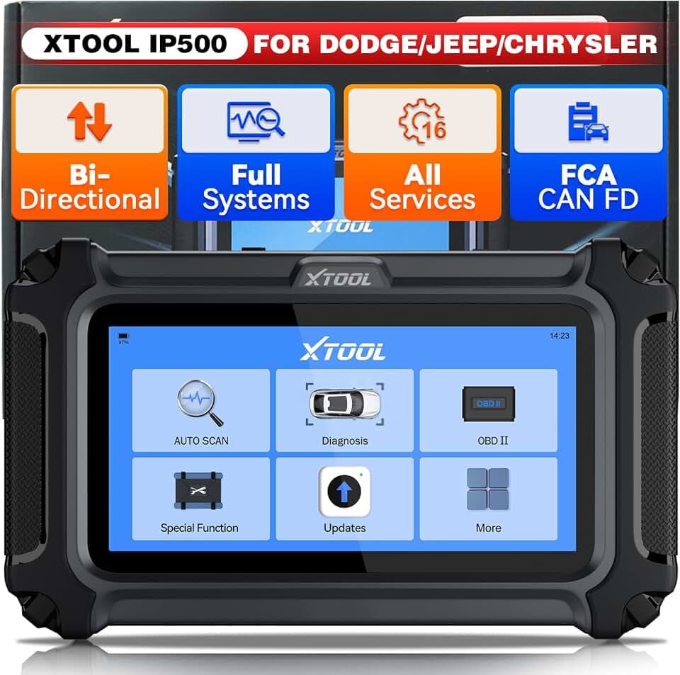 XTOOL IP500 for Jeep OBD2 Scanner, Full Systems Bidirectional Scan Tool