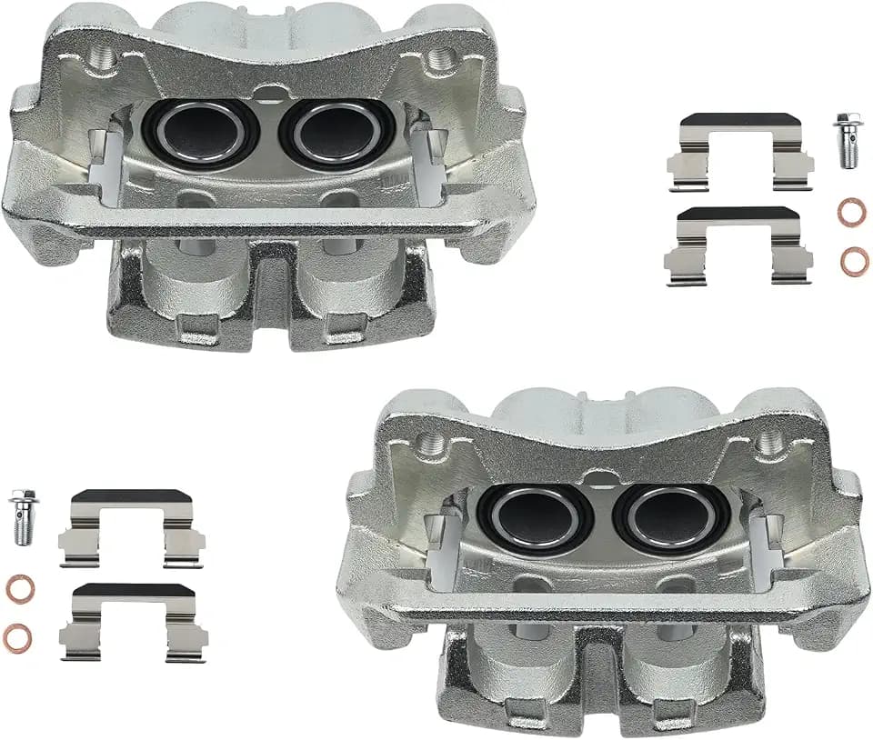 Autoround 19B3102+19B3103 2pcs Front Side Brake Calipers With Bracket