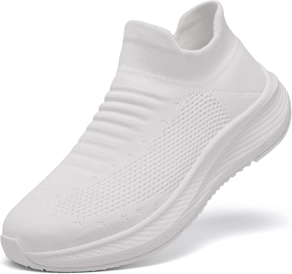 SHULOOK Womens Slip on Walking Shoes Comfort Lightweight Casual Sneakers