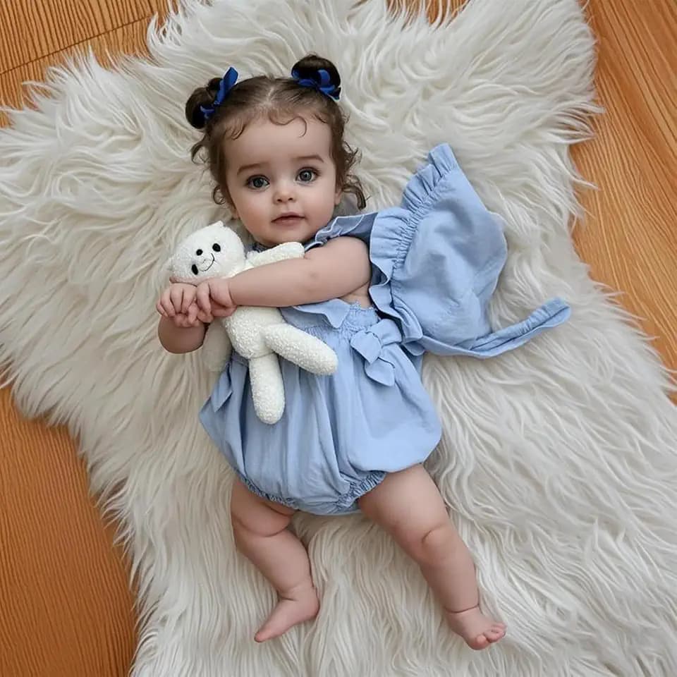 Reborn-Baby Puppen - 20Zoll Handgemachte Realistische Reborn Babys Neugeborenes Baby mit Silikon Vinyl Ganzkörper Real Life Baby mit Spielzeugzubehör