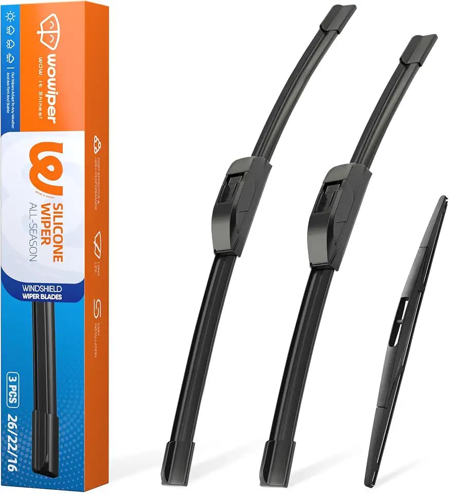 Silicone Windshield Wipers Fits Honda Odyssey 2005-2022 (Set of 3)
