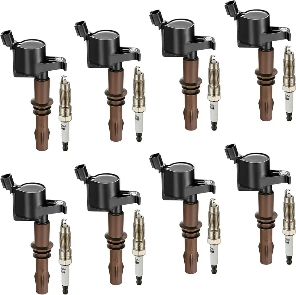 BDFHYK Ignition Coil DG521 and Spark Plug SP509 for Ford F150 2008-2010