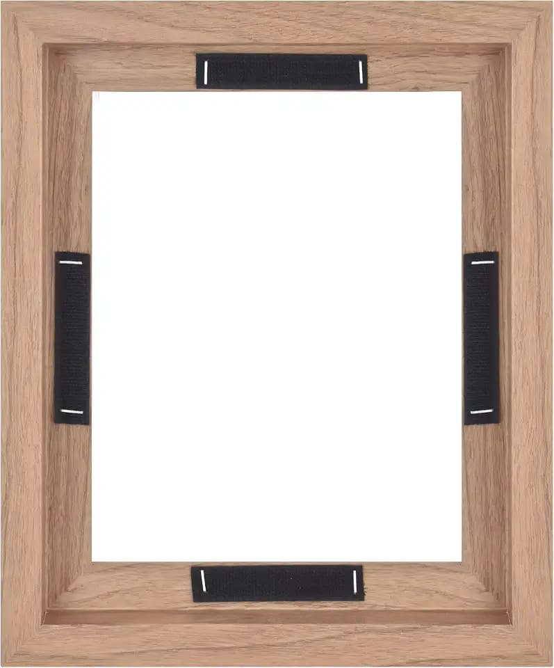 MCS Canvas Float Frame, 8x10, Walnut