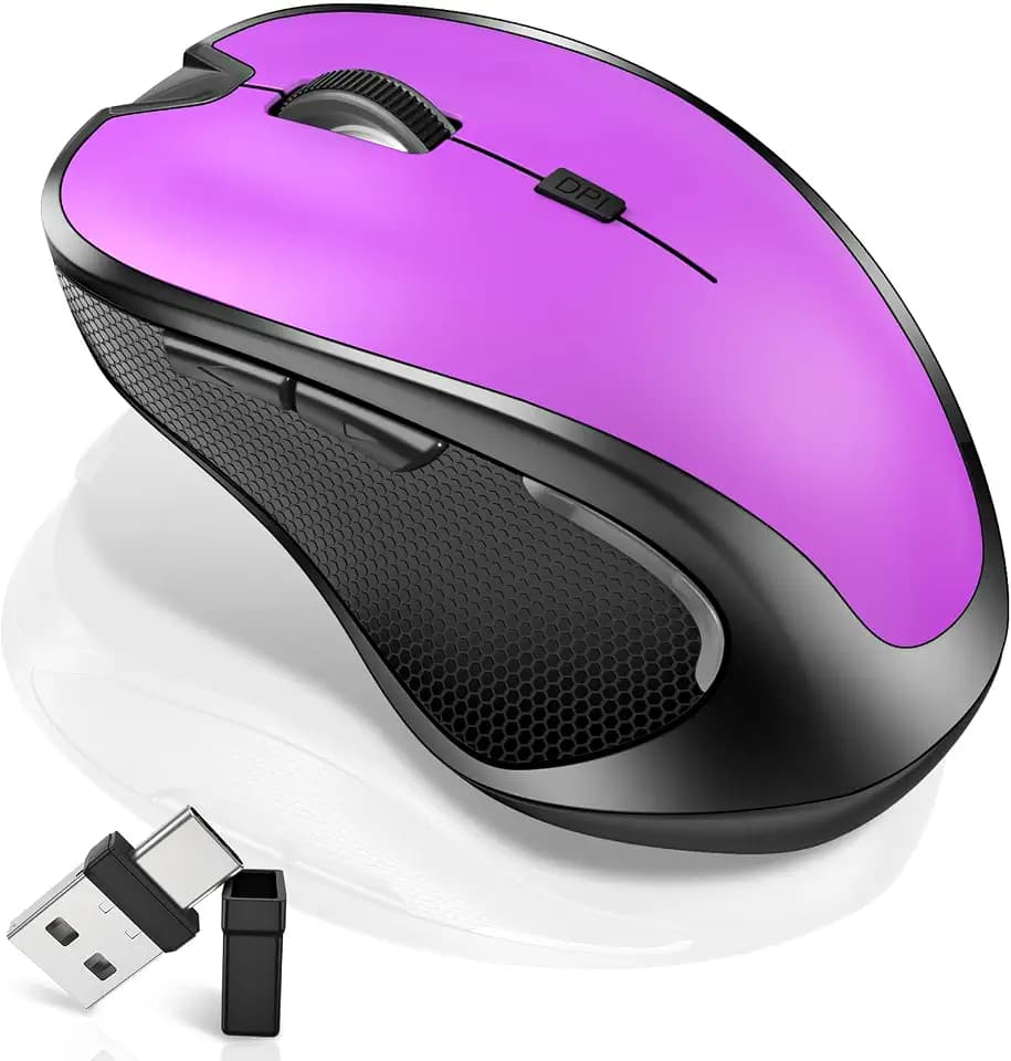 Mouse for MacBook Bluetooth Wireless Mice Laptop Mac Pro iPad with Jiggler