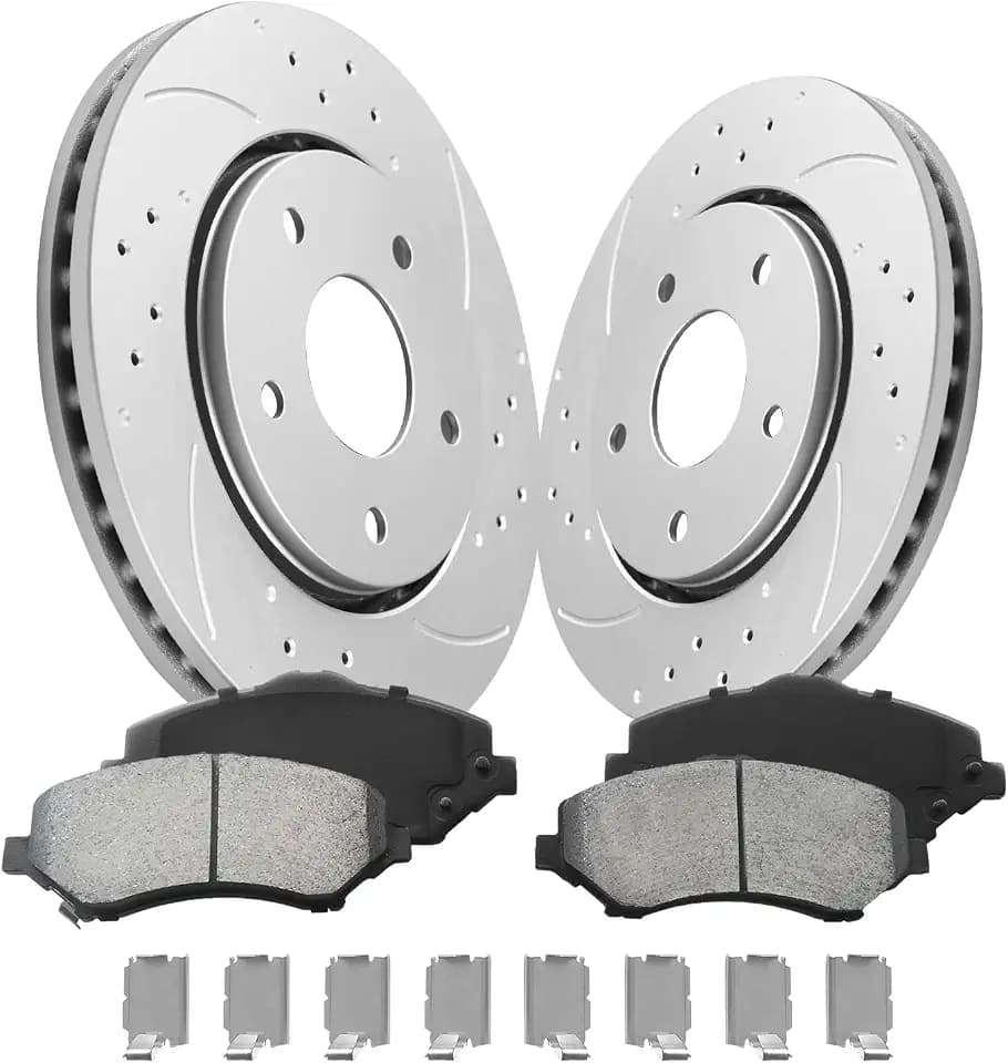 Front Brake Kit Compatible with 2008-2016 Chrysler Town & Country