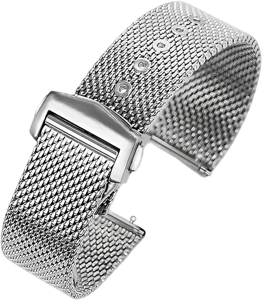 20mm Stainless Steel Watch Band,compatible with Omega Seamaster
