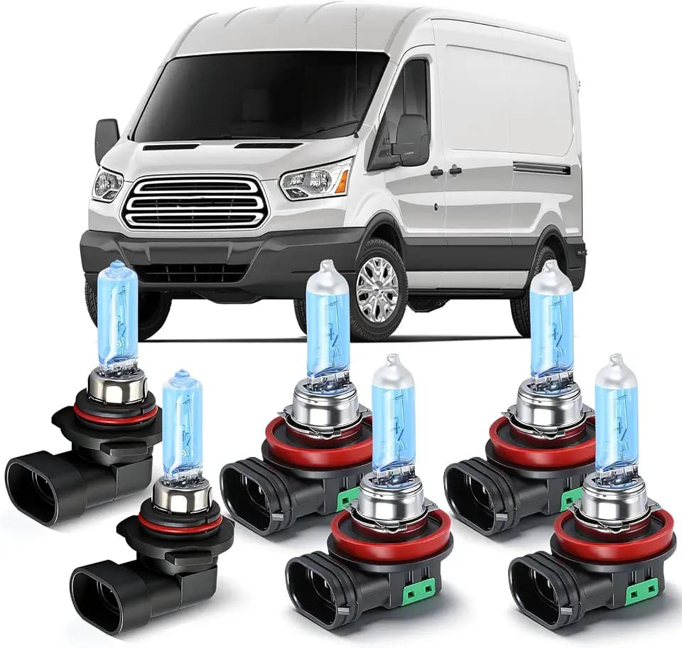 OQSNCV For Ford Transit 150 250 350 (2014-2024) Halogen Headlight Bulbs