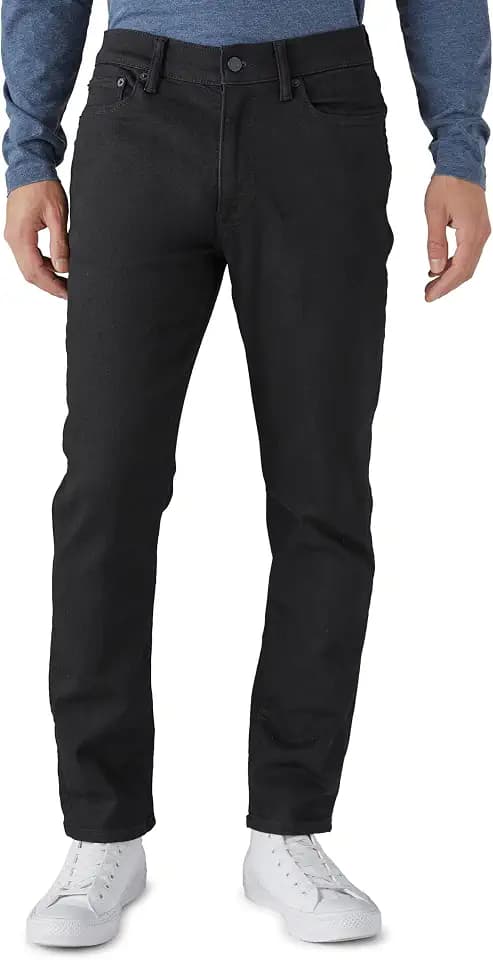 Lucky Brand 410 Athletic Fit Jeans in Black Rinse
