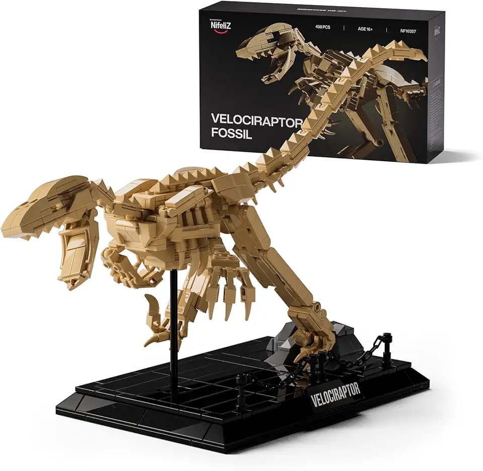 Nifeliz Velociraptor Fossil Building Set, NF10357
