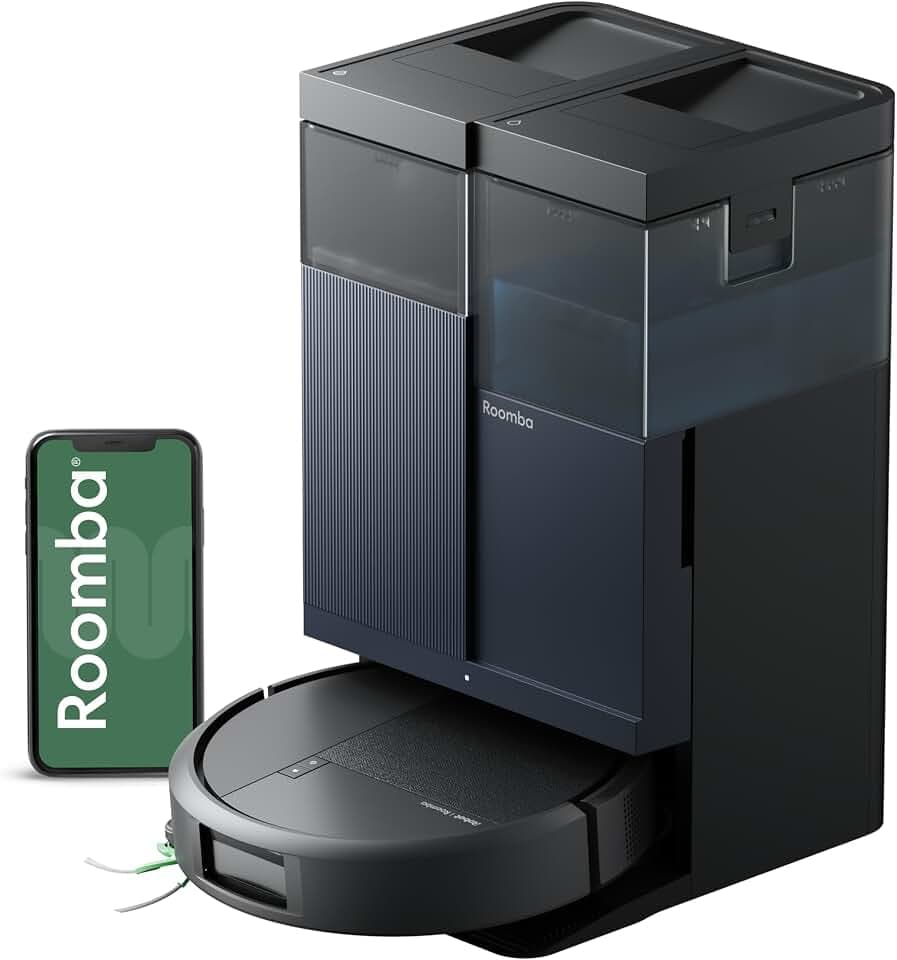 iRobot Roomba® Plus 415 Combo Roboter + AutoWash™ Dock, Schwarz