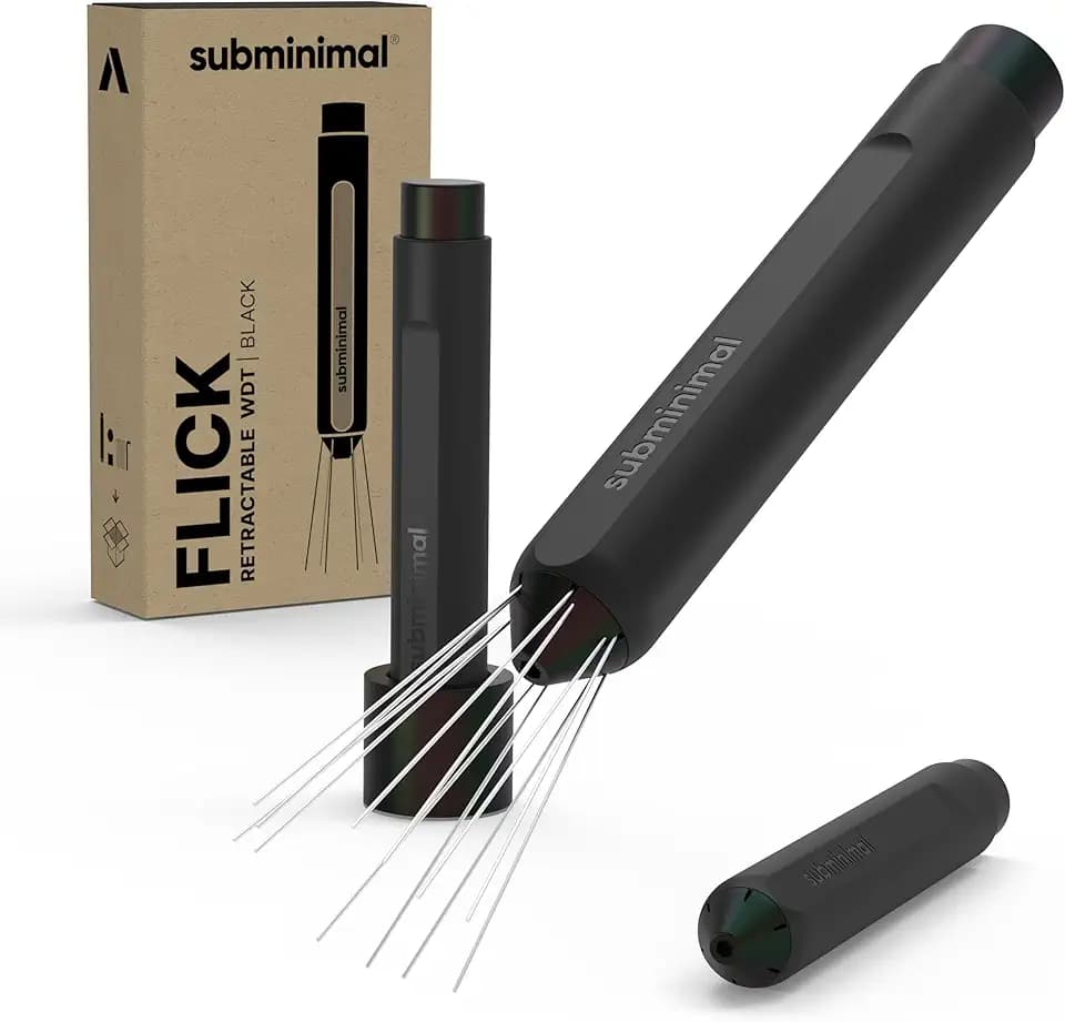 Subminimal Flick WDT Espresso Distribution Tool - Retractable Needle Tamper