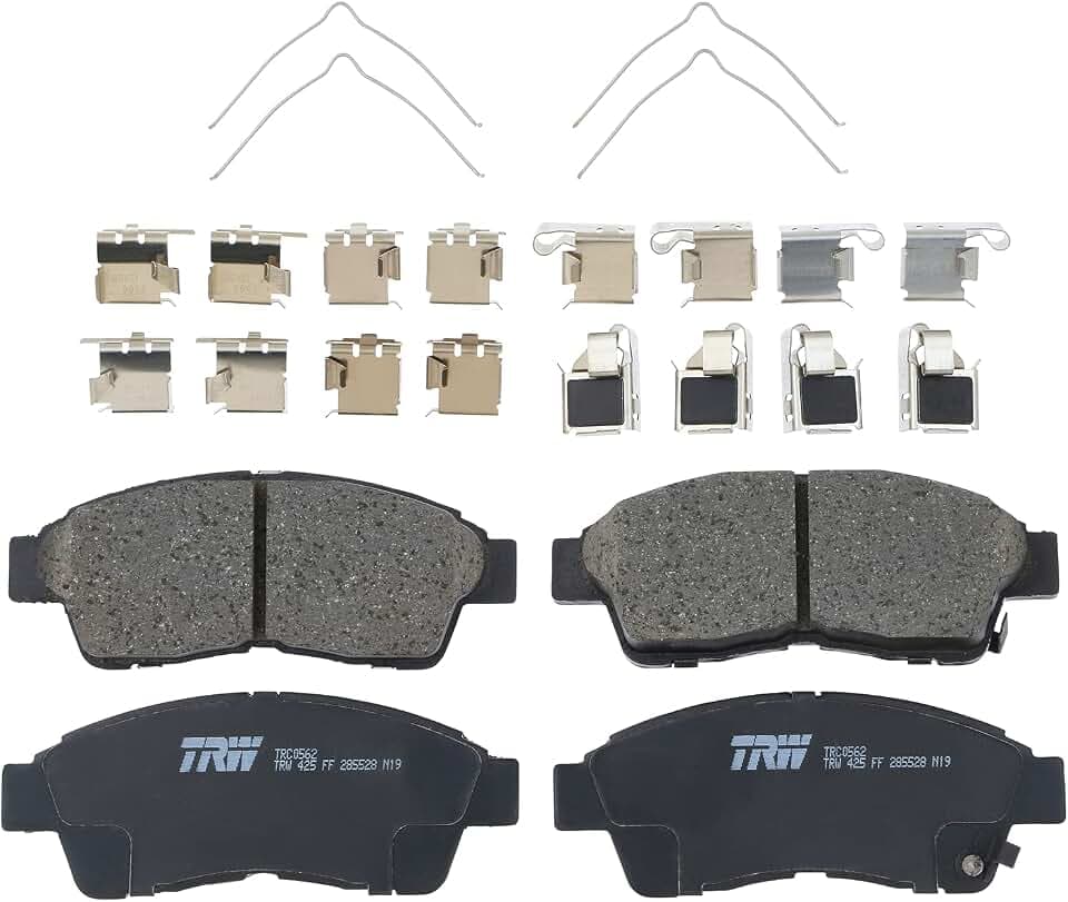 TRW Pro TRC0562 Disc Brake Pad Set For Toyota Camry 1991-2001, Front, And Other Applications