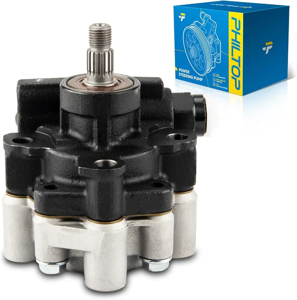 PHILTOP 215371 Power Steering Pump Fit for 2003-2009 4Runner 4.7L, 2003-2009 GX470, Replace OE 215371, 4432035610, 6157PX