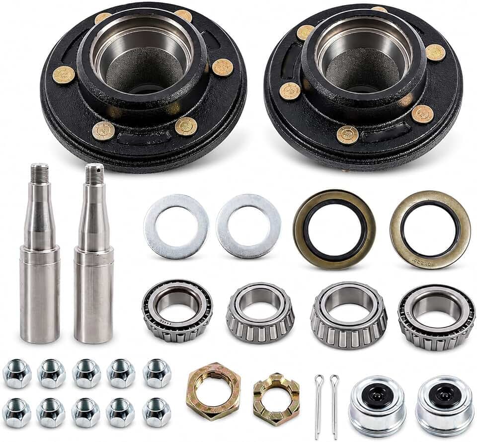 Nakkaa 5200-6000 LBS 6 on 5.5 Trailer Idler Hub Kit