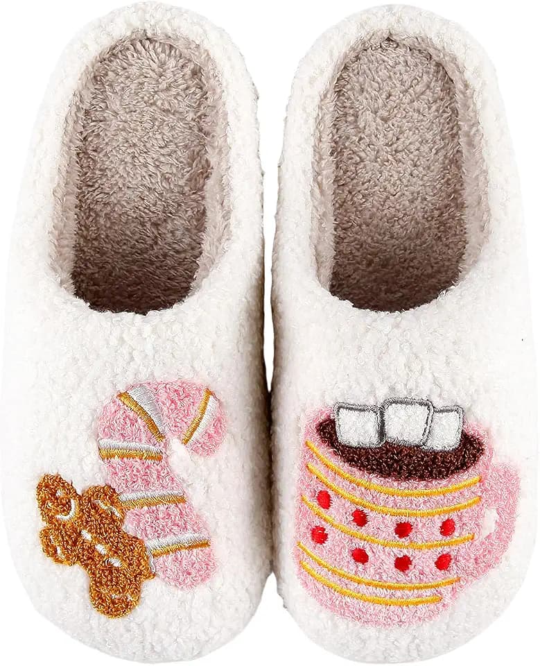 Bow Slippers For Women Men Pink Bow Tie House Slippers For Women Indoor Outdoor Ladies Comfy Bedroom Shoes Soft Warm Non slip Home Slippers